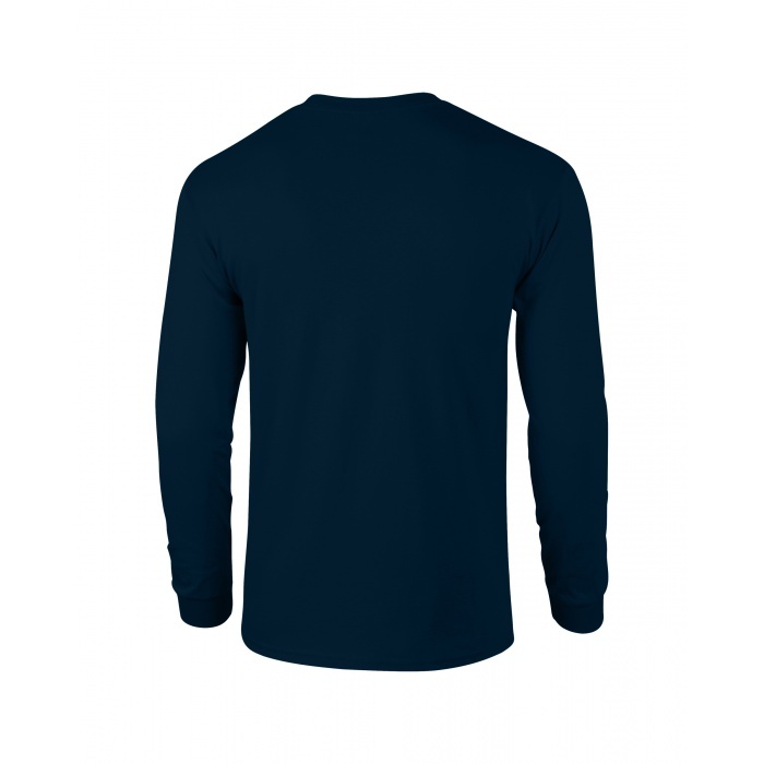 Navy blue long sleeve dress shirt mens