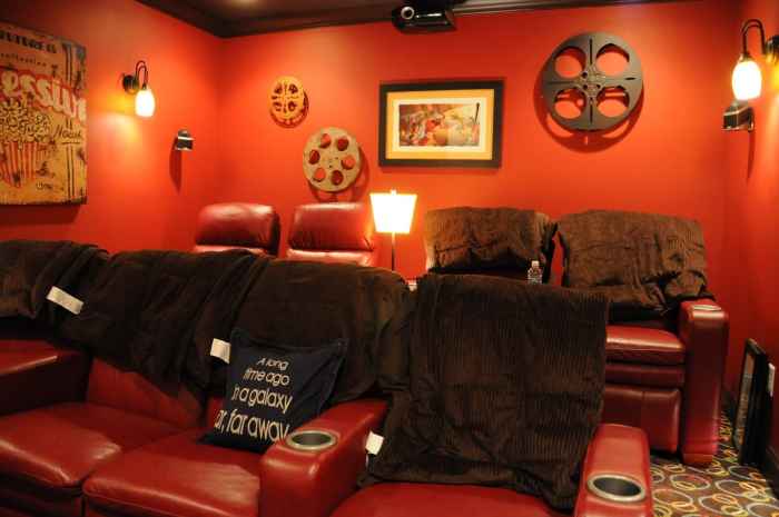 How to decorate my movie theater room