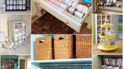 How to organize and decorate a sewing room