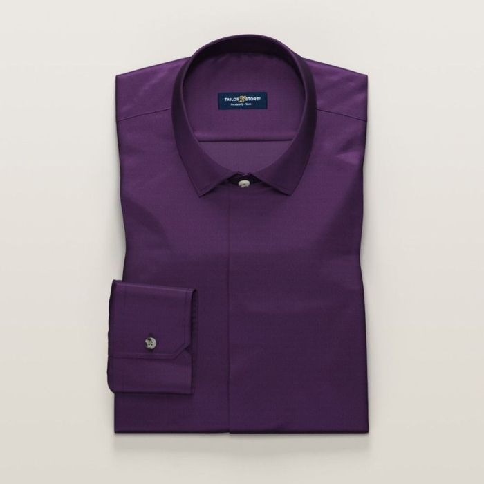 Purple dress shirts for women