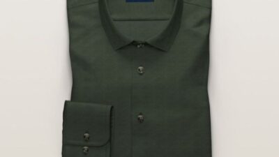 Dark Green Dress Shirt for Men A Stylish Choice for Any Occasion