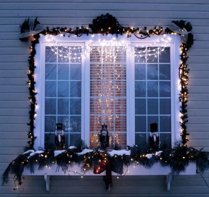 How to decorate outside windows