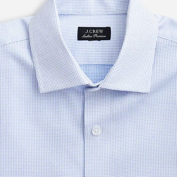 Embroidered dress shirt men