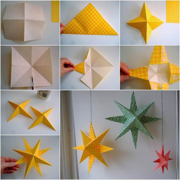 How to make star decoration ideas