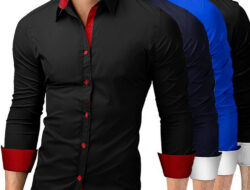 Concise title Mens Fashionable Dress Shirts