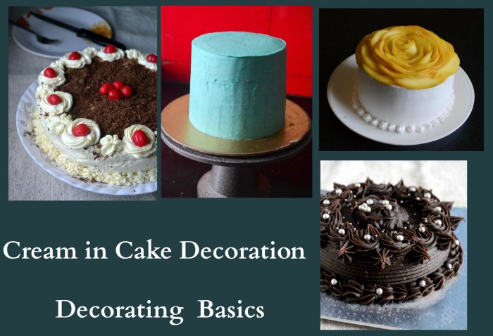 How to make cake cream for decoration