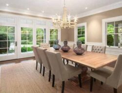 How to Decorate a Dining Room with French Doors