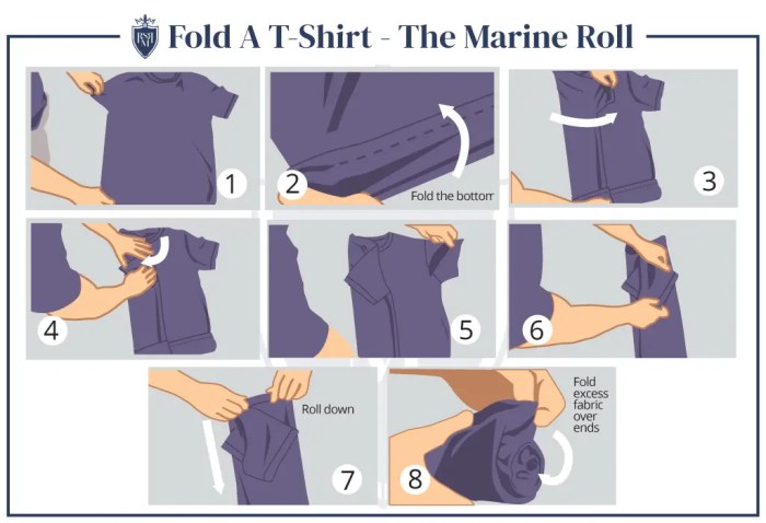 How to fold men's dress shirts