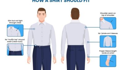 Mens medium dress shirt measurements