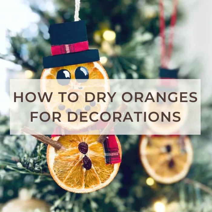 How to make dried oranges for decoration