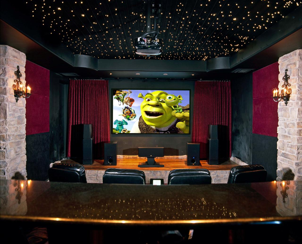 How to decorate my movie theater room