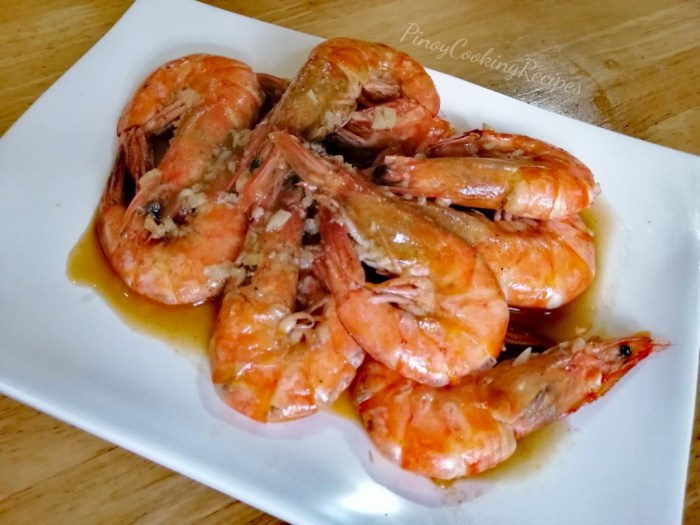 How to cook buttered garlic shrimp dampa style